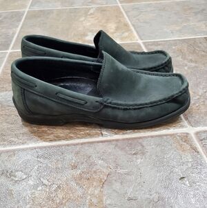 Vintage LLBean ! Men's Sz 7.5 Green Loafers Fit Womens 9